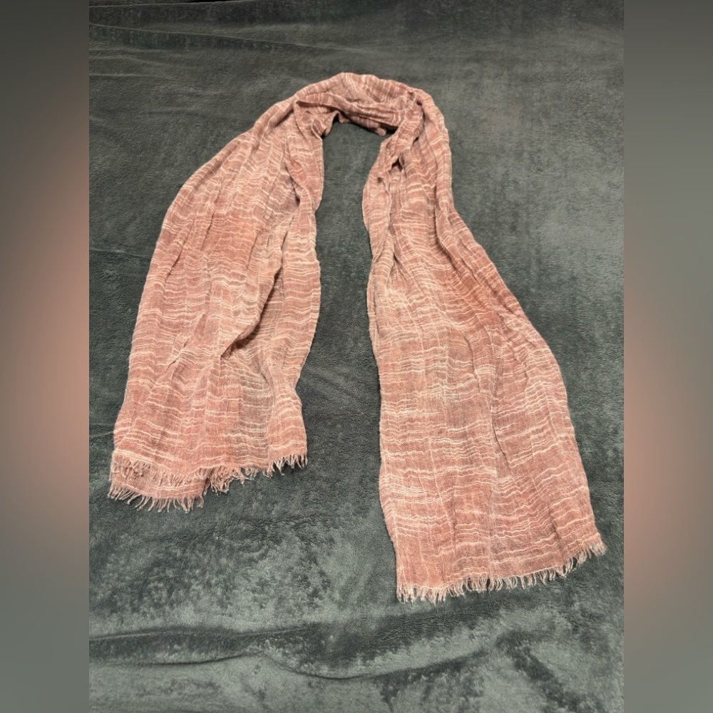 Jack & Jones Textured Pink Scarf